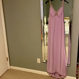Betsy Adam Evening Dress. Size 12. Light purple. New with tags